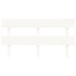 Bed Headboard White 154 cm Solid Wood Pine