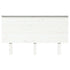 Bed Headboard White 139 cm Solid Wood Pine