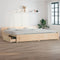 Bed Frame without Mattress with Drawers 183x203 cm King