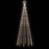 Christmas Tree with Spike Cold White 310 LEDs 300 cm