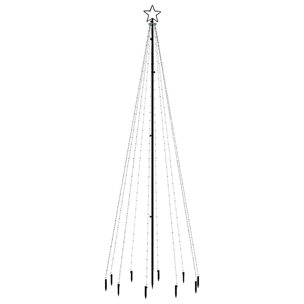 Christmas Tree with Spike Colourful 310 LEDs 300 cm