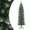 Artificial Slim Christmas Tree with Stand 120 cm PVC