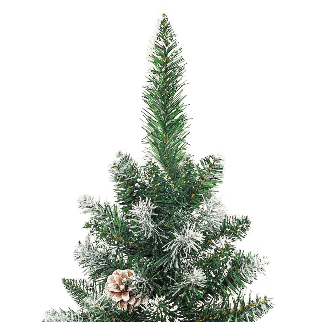 Artificial Slim Christmas Tree with Stand 120 cm PVC