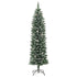 Artificial Slim Christmas Tree with Stand 240 cm PVC