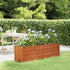 Garden Raised Bed Rusty 160x40x45 cm Corten Steel