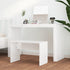 Dressing Stool High Gloss White 70x35x45 cm Engineered Wood