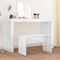 Dressing Stool High Gloss White 70x35x45 cm Engineered Wood