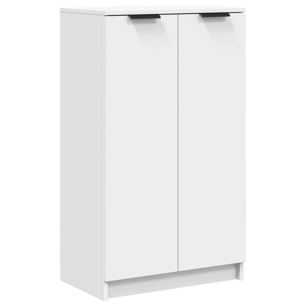 Shoe Cabinet White 59x35x100 cm Engineered Wood