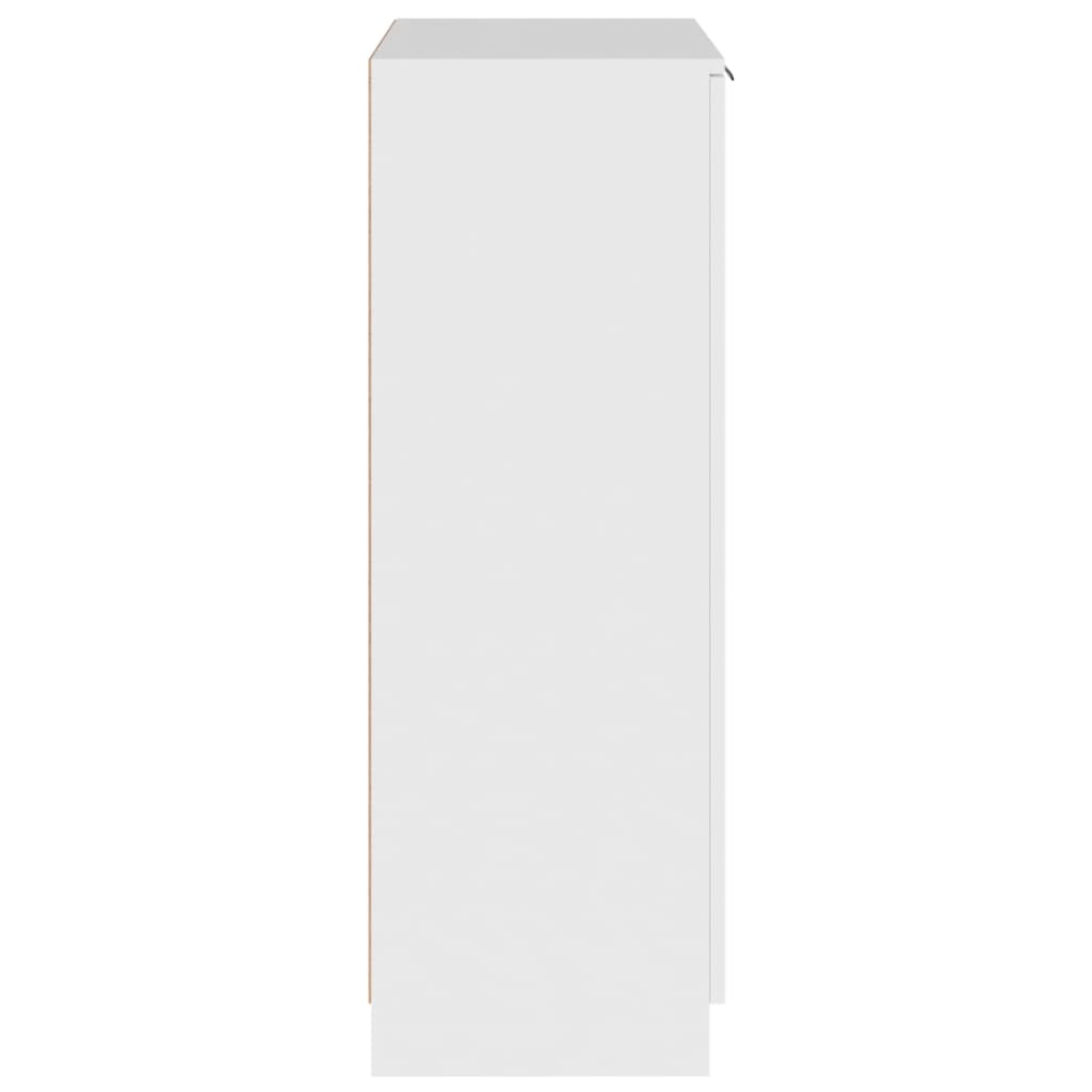 Shoe Cabinet White 59x35x100 cm Engineered Wood