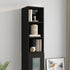 Wall Cabinet Black 34.5x32.5x90 cm Engineered Wood