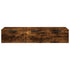 Wall Cabinet Smoked Oak 102x30x20 cm Engineered Wood