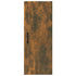 Hanging Wall Cabinet Smoked Oak 34.5x34x90 cm Engineered Wood