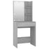 Dressing Table Set with LED Grey Sonoma Engineered Wood