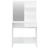 Dressing Table Set White 74.5x40x141 cm