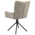 Swivel Dining Chairs 2 pcs Light Grey Velvet