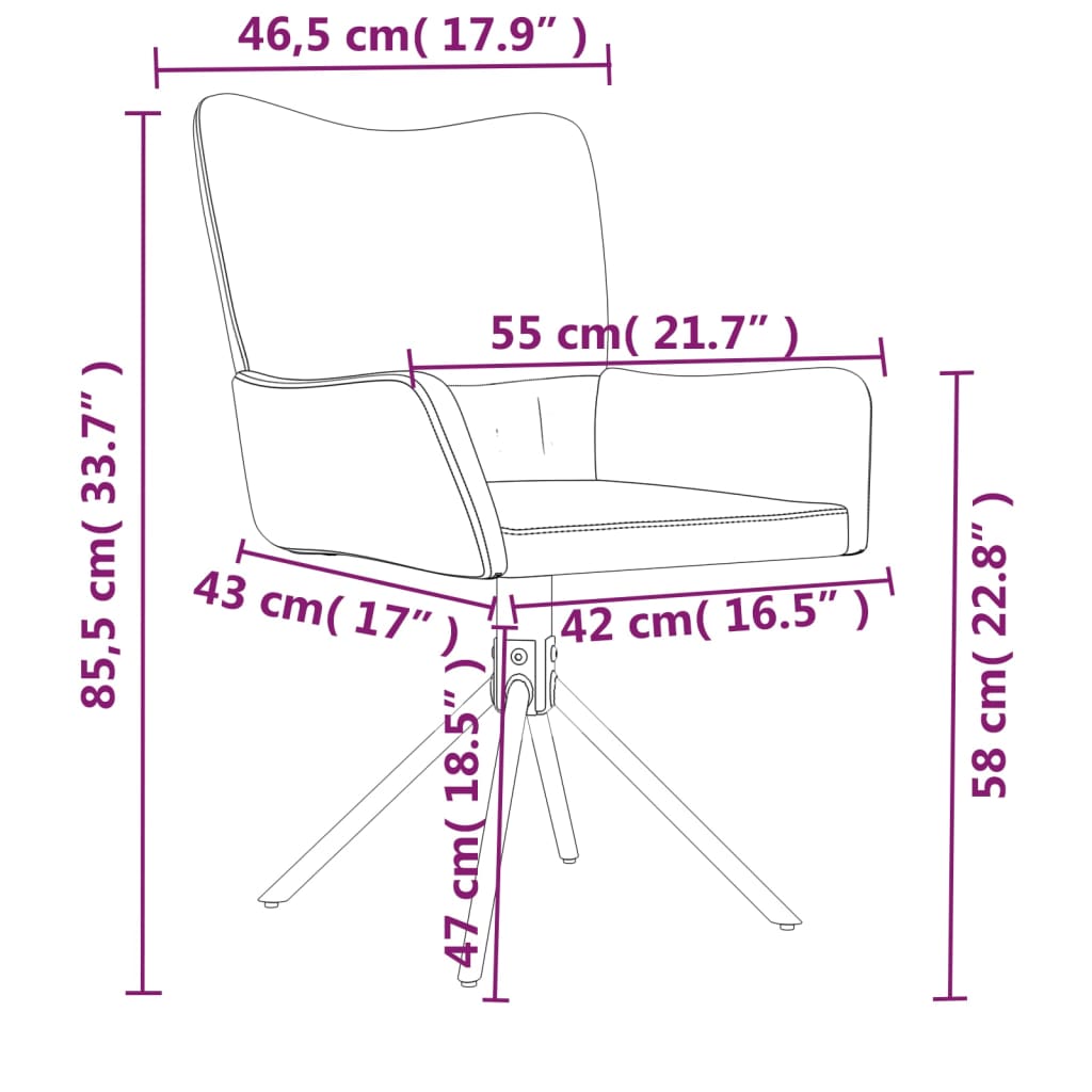 Swivel Dining Chairs 2 pcs Light Grey Velvet