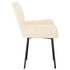 Dining Chairs 2 pcs Cream Velvet