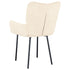 Dining Chairs 2 pcs Cream Velvet