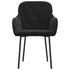 Dining Chairs 2 pcs Black Velvet