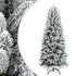 Artificial Christmas Tree with Flocked Snow 150 cm PVC&PE