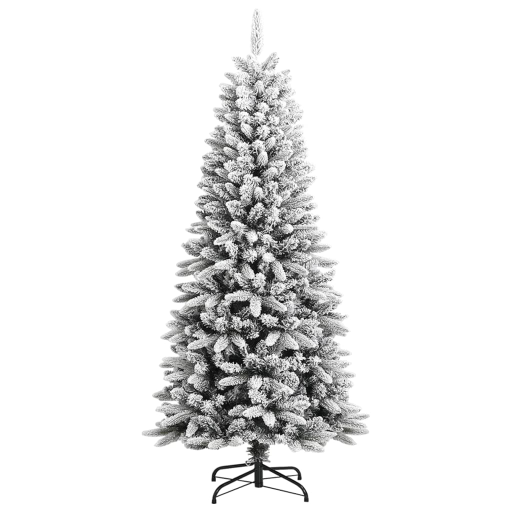 Artificial Christmas Tree with Flocked Snow 150 cm PVC&PE