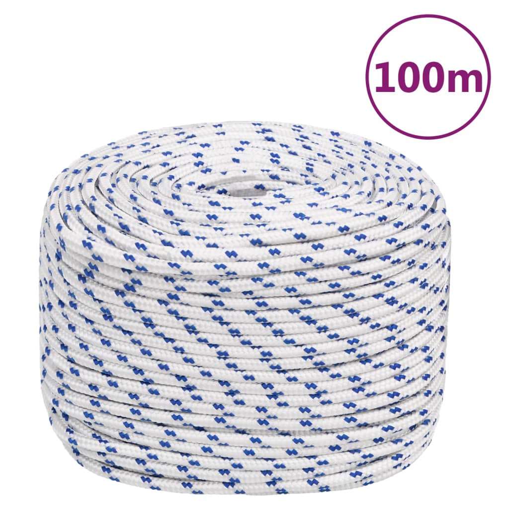 Boat Rope White 10 mm 100 m Polypropylene