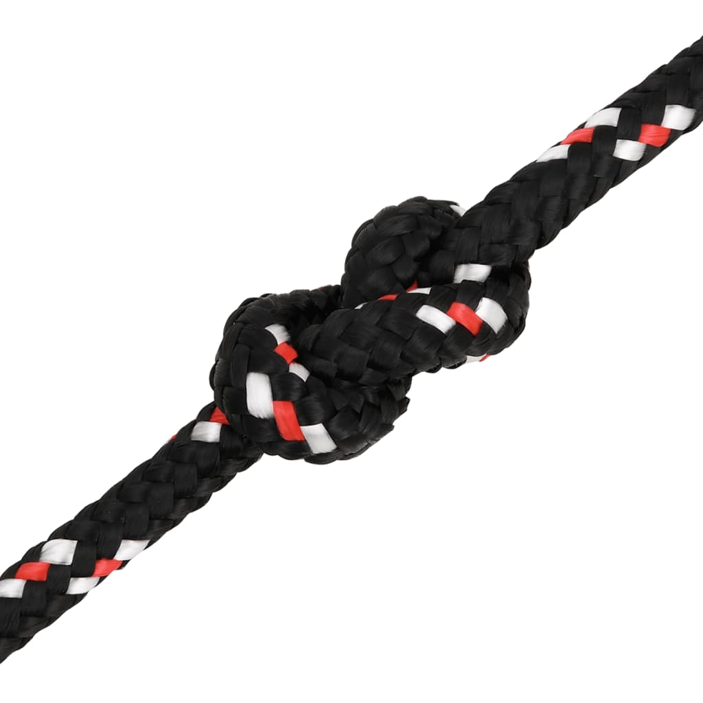 Boat Rope Black 8 mm 25 m Polypropylene