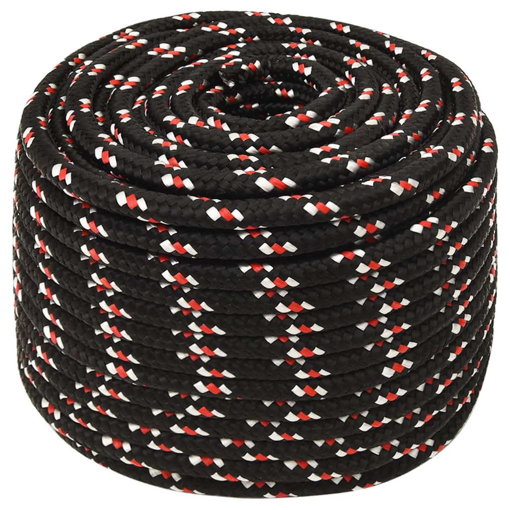 Boat Rope Black 12 mm 100 m Polypropylene