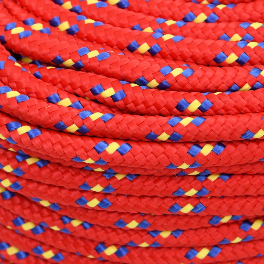 Boat Rope Red 6 mm 25 m Polypropylene