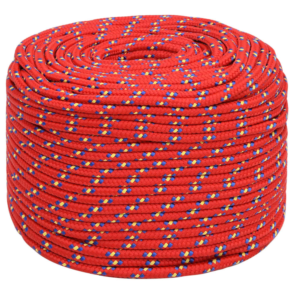 Boat Rope Red 8 mm 25 m Polypropylene