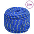 Boat Rope Blue 8 mm 25 m Polypropylene