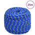 Boat Rope Blue 10 mm 25 m Polypropylene