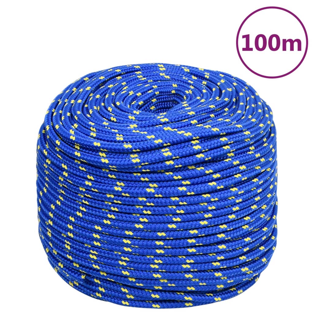 Boat Rope Blue 10 mm 100 m Polypropylene