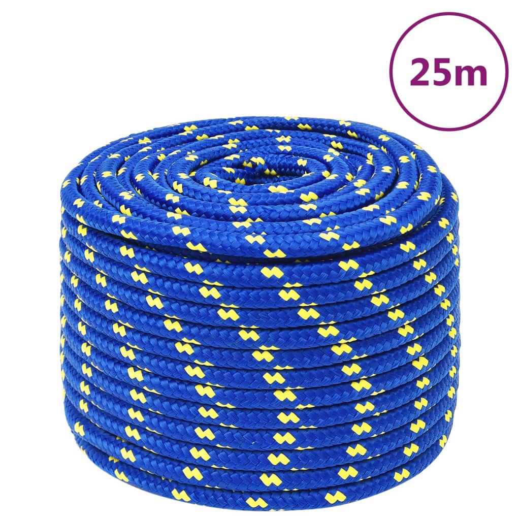 Boat Rope Blue 12 mm 25 m Polypropylene