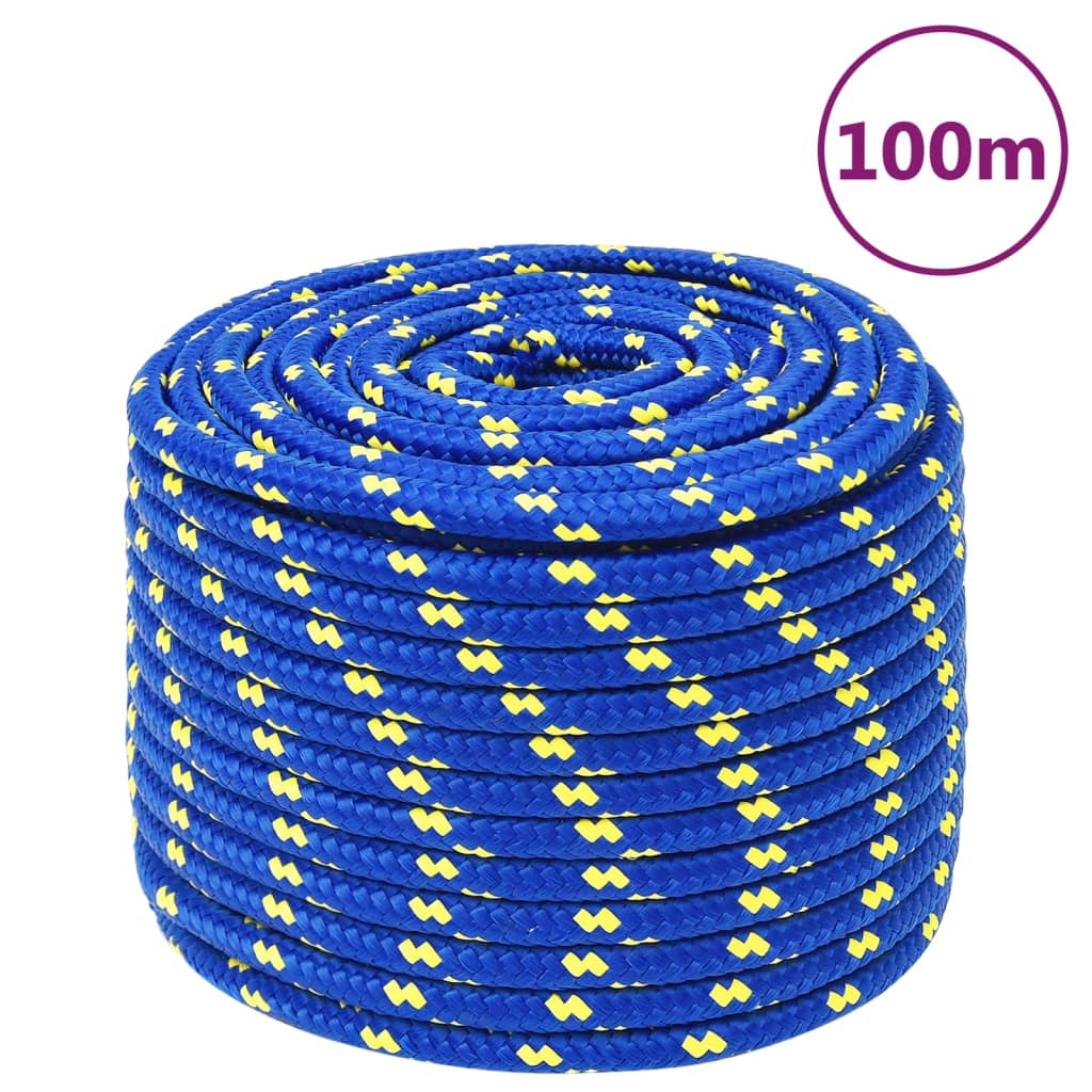 Boat Rope Blue 12 mm 100 m Polypropylene