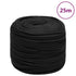 Boat Rope Full Black 6 mm 25 m Polypropylene