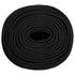 Boat Rope Full Black 6 mm 25 m Polypropylene