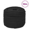 Boat Rope Full Black 12 mm 50 m Polypropylene