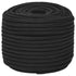 Boat Rope Full Black 12 mm 50 m Polypropylene