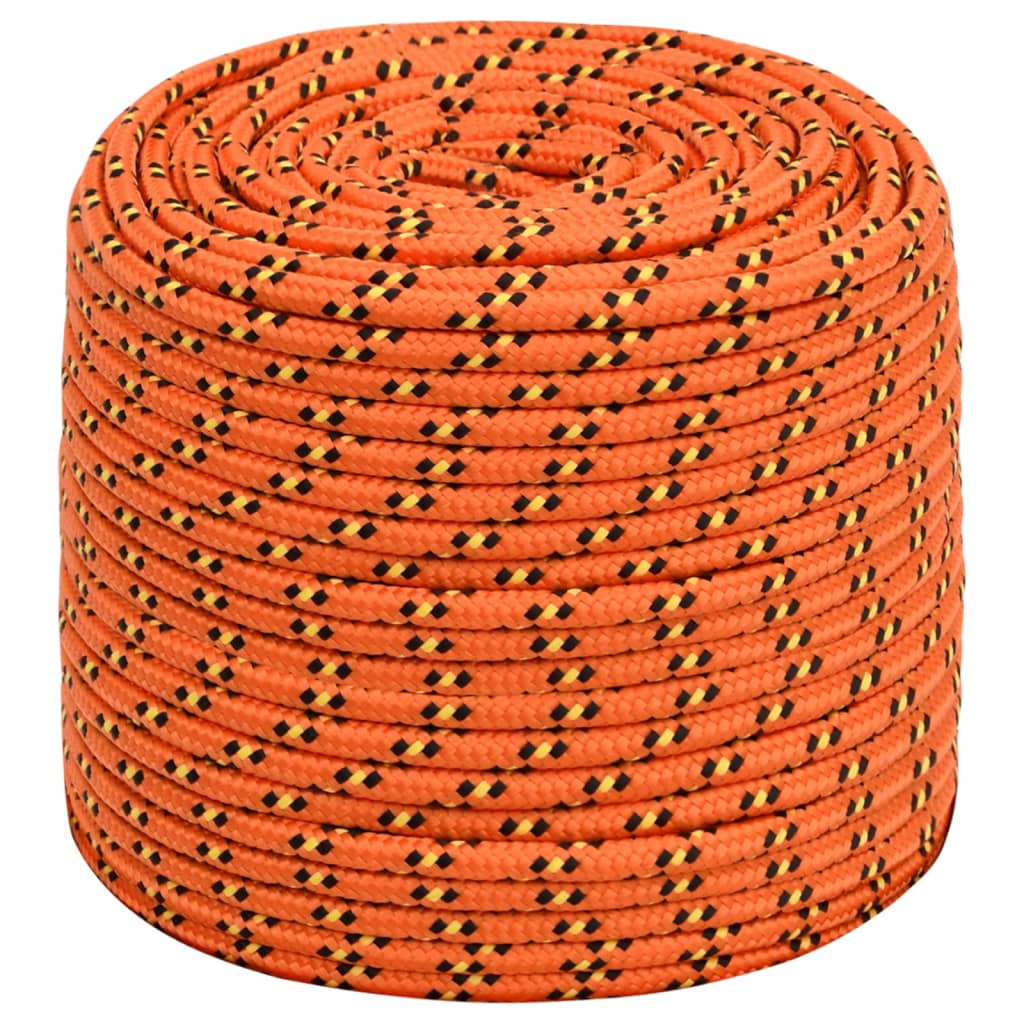 Boat Rope Orange 6 mm 100 m Polypropylene