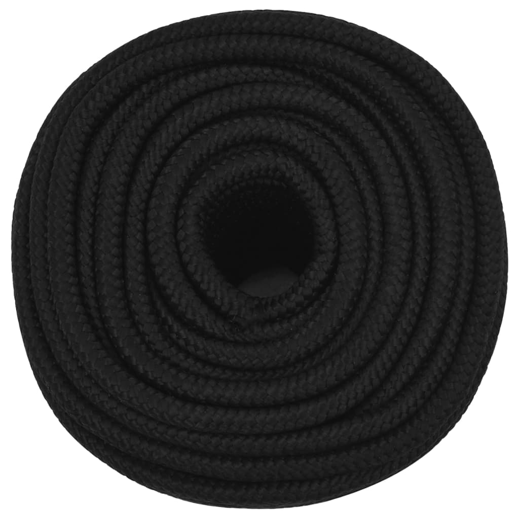 Work Rope Black 12 mm 50 m Polyester