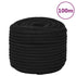 Work Rope Black 12 mm 100 m Polyester