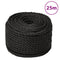 Work Rope Black 10 mm 25 m Polypropylene