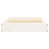 Dog Bed White 61.5x49x9 cm Solid Wood Pine