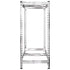 2-Layer Tire Rack Silver 110x40x110 cm Steel