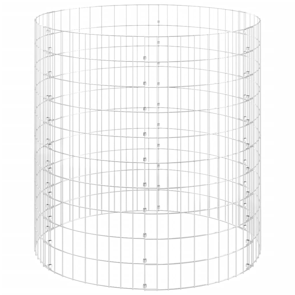 Garden Composter Ø100x100 cm Galvanised Steel