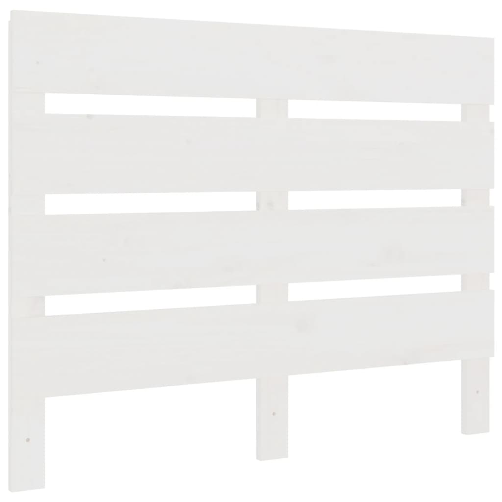 Headboard White 100 cm Solid Wood Pine