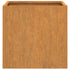 Planters 2 pcs 42x40x39 cm Corten Steel