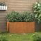 Planter 62x40x39 cm Corten Steel