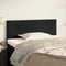 Headboard Black 100x5x78/88 cm Velvet